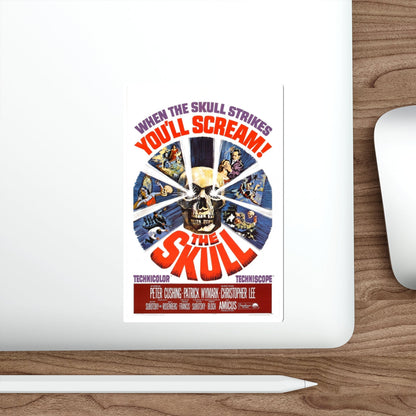 THE SKULL (2) 1965 Movie Poster STICKER Vinyl Die-Cut Decal-The Sticker Space