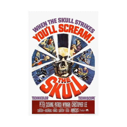 THE SKULL (2) 1965 - Paper Movie Poster - The Sticker Space