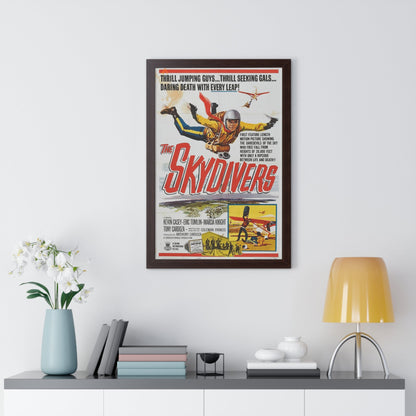 THE SKYDIVERS 1963 - Framed Movie Poster-The Sticker Space