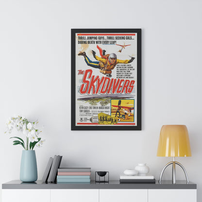 THE SKYDIVERS 1963 - Framed Movie Poster-The Sticker Space