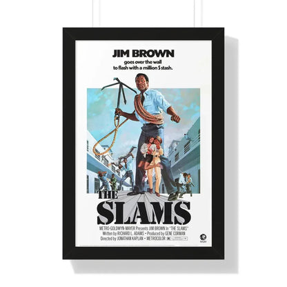 THE SLAMS 1973 - Framed Movie Poster 16″ x 24″ Black - The Sticker Space