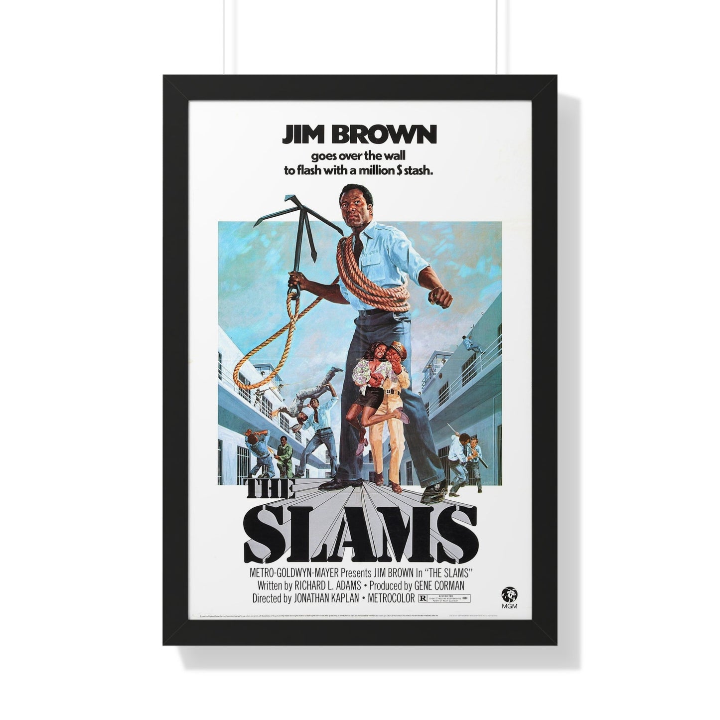 THE SLAMS 1973 - Framed Movie Poster-20" x 30"-The Sticker Space