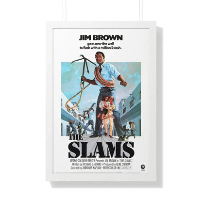 THE SLAMS 1973 - Framed Movie Poster 20" x 30" White - The Sticker Space