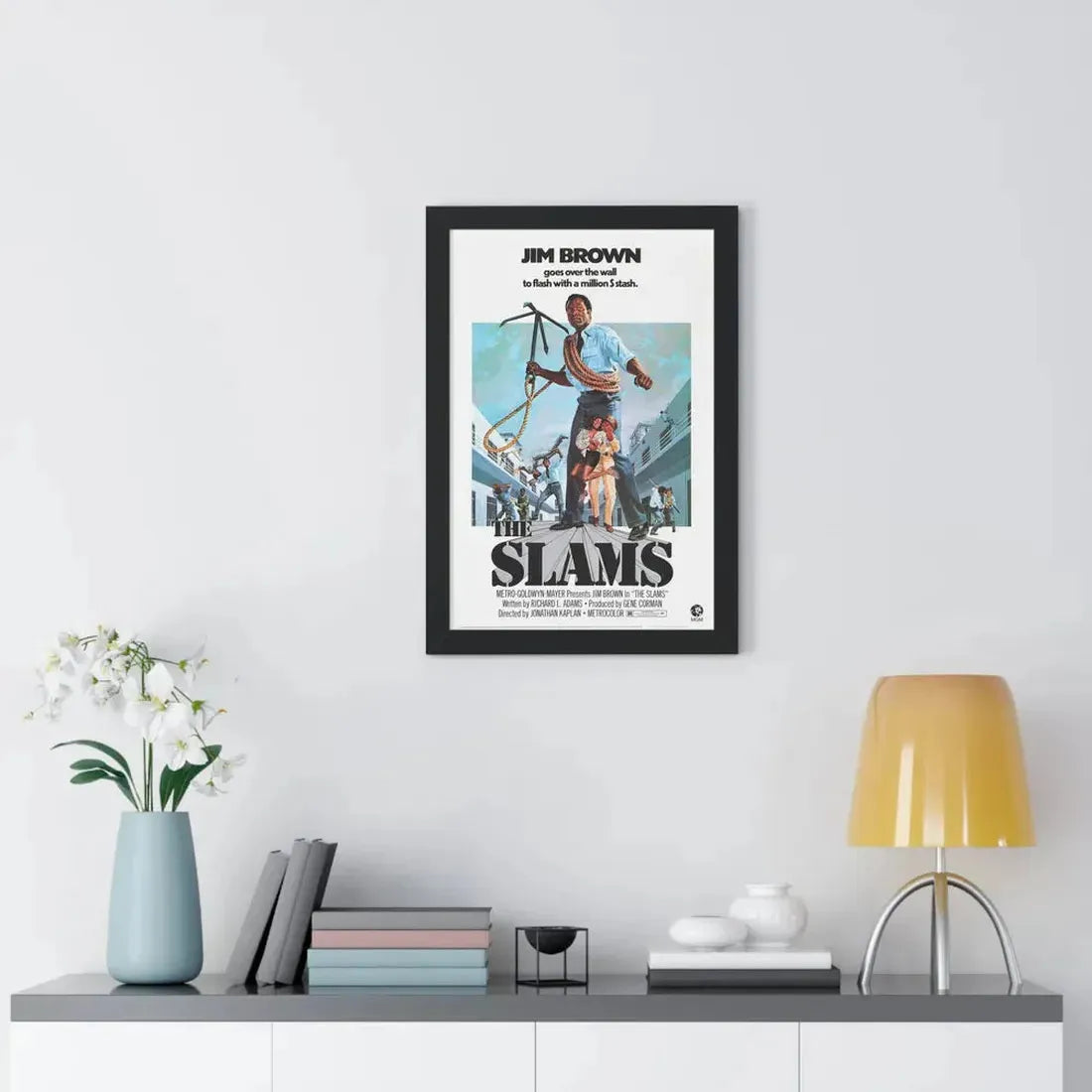 THE SLAMS 1973 - Framed Movie Poster - The Sticker Space