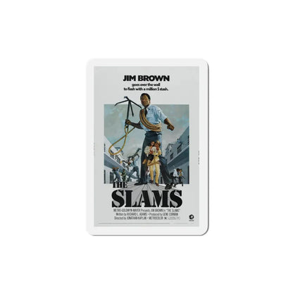 The Slams 1973 Movie Poster Refrigerator Magnet 4 Inch - The Sticker Space