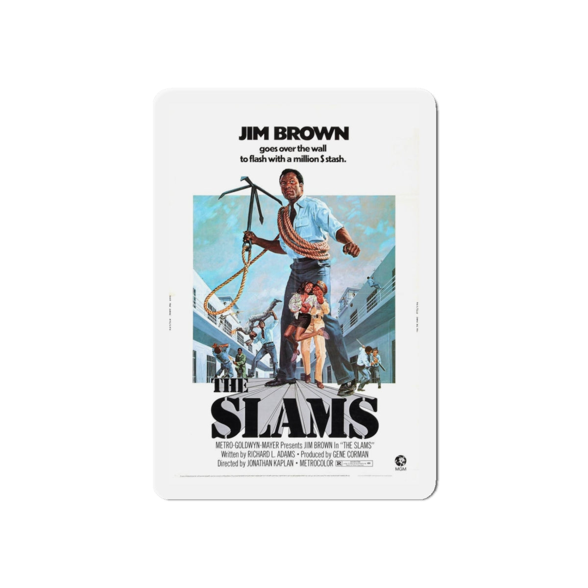 THE SLAMS 1973 Movie Poster - Refrigerator Magnet