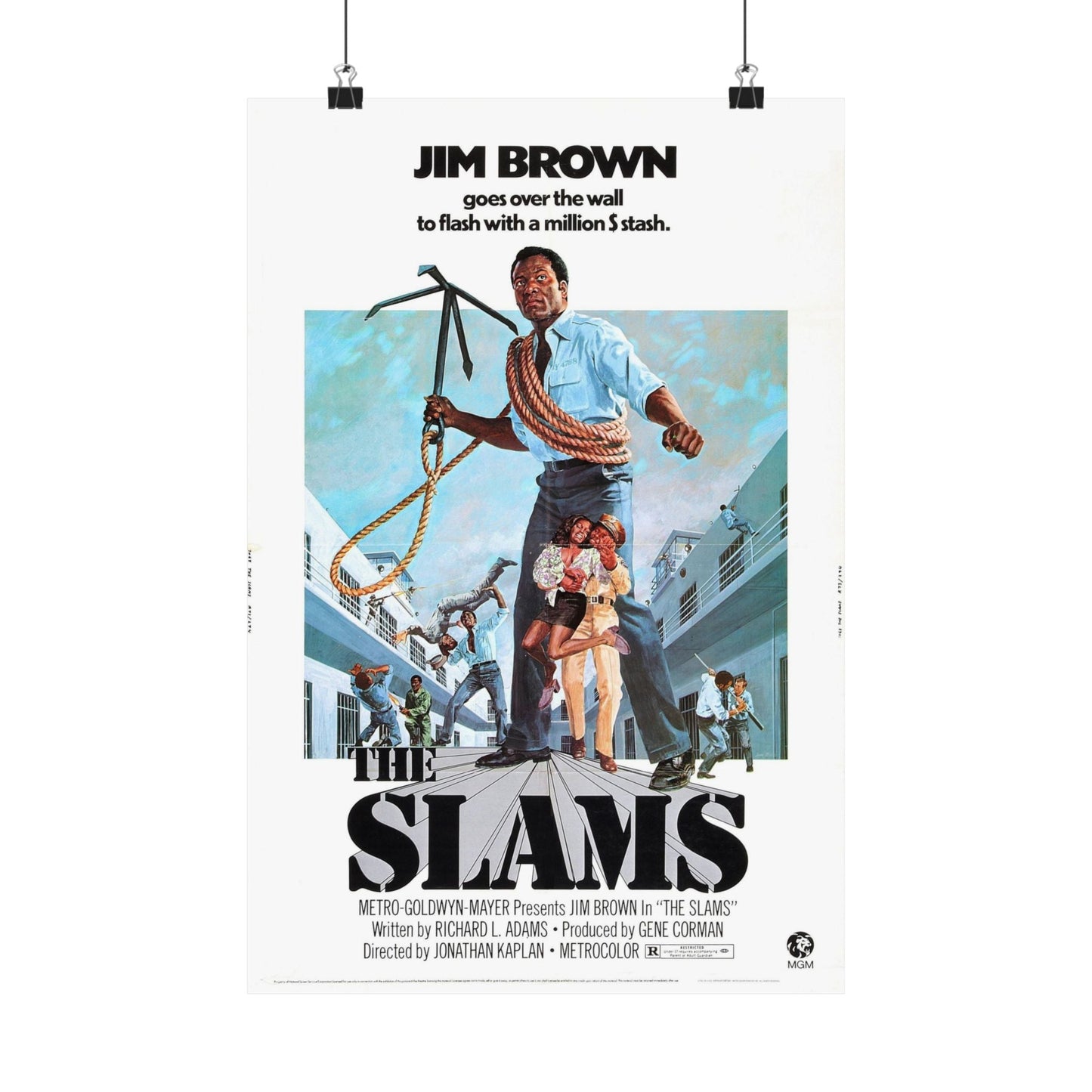 THE SLAMS 1973 - Paper Movie Poster-12″ x 18″-The Sticker Space