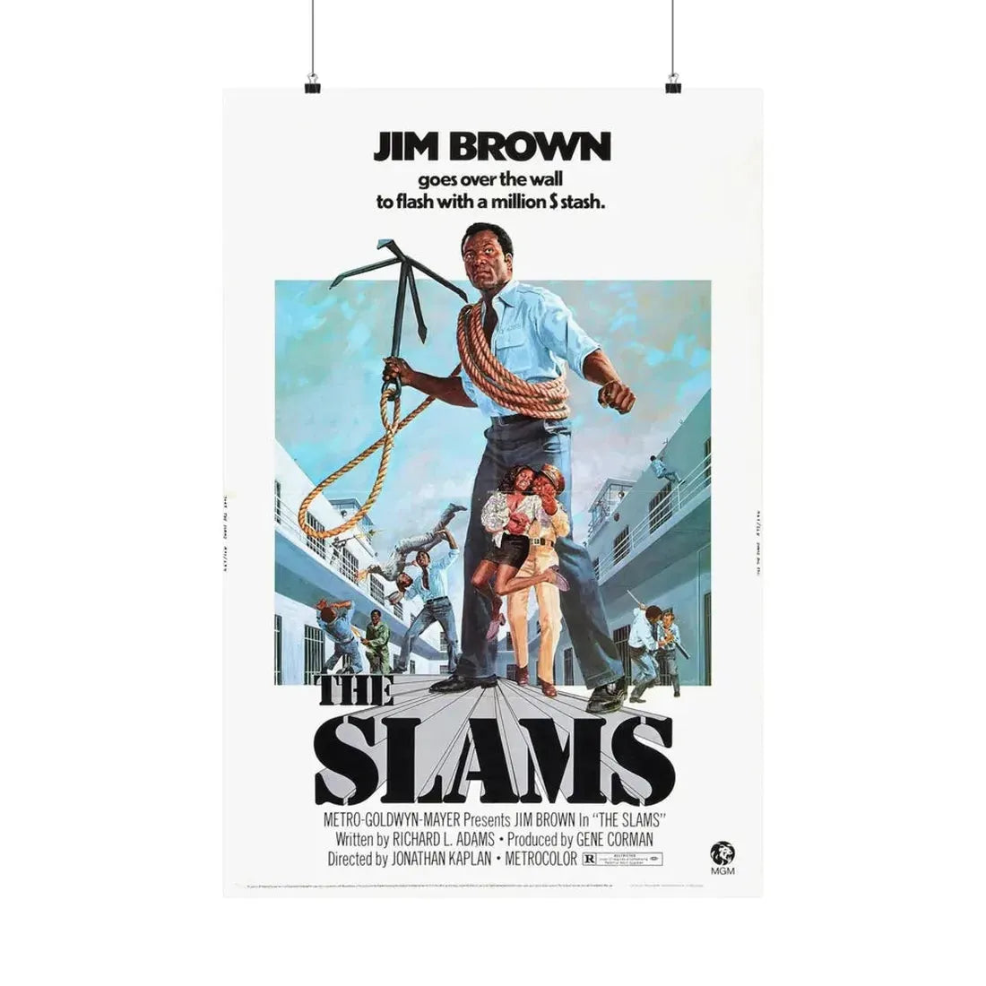 THE SLAMS 1973 - Paper Movie Poster 24″ x 36″ Matte - The Sticker Space