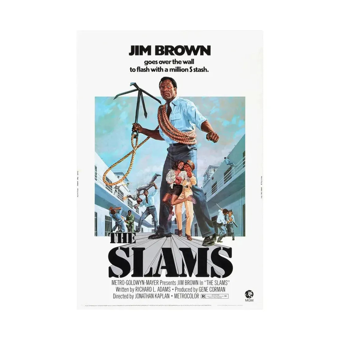THE SLAMS 1973 - Paper Movie Poster - The Sticker Space