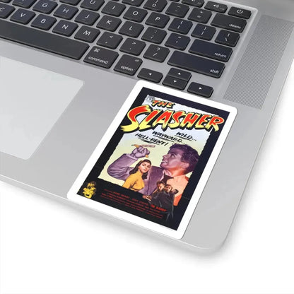 THE SLASHER 1953 Movie Poster - STICKER Vinyl Kiss-Cut Decal - The Sticker Space