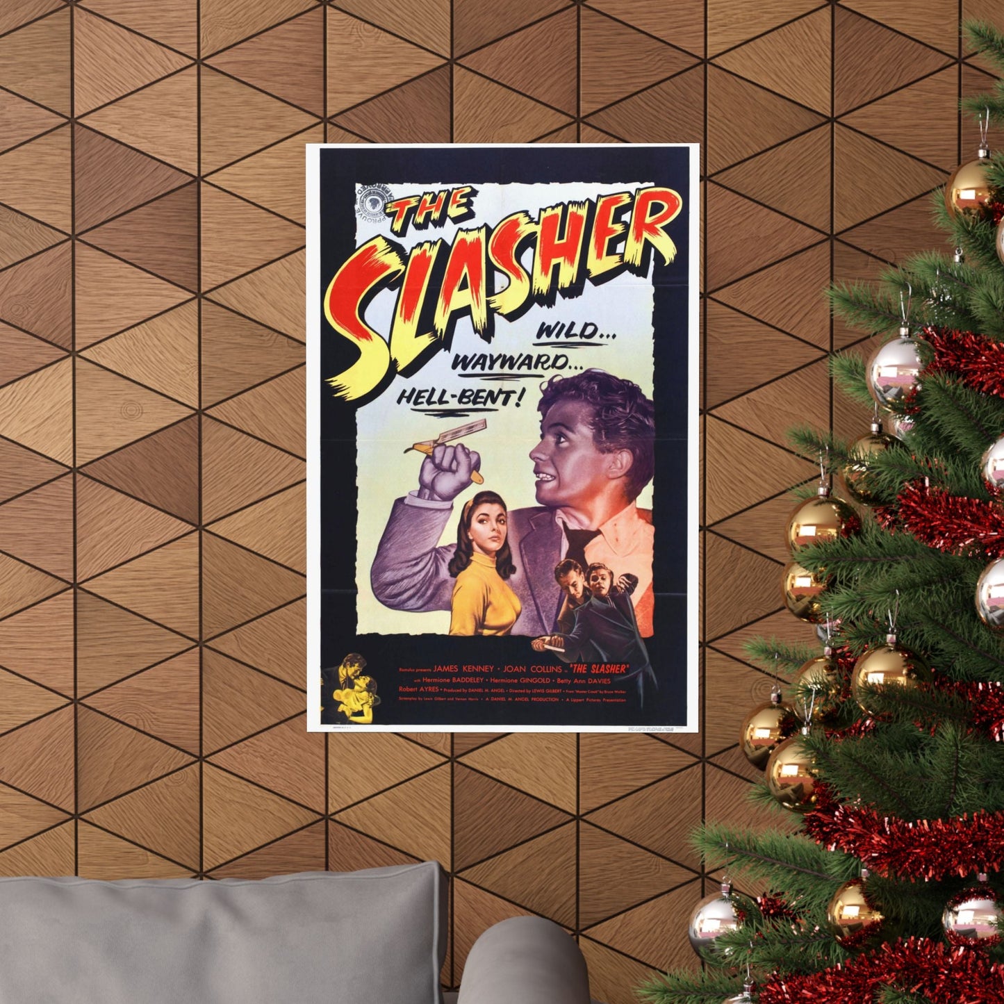 THE SLASHER 1953 - Paper Movie Poster-The Sticker Space