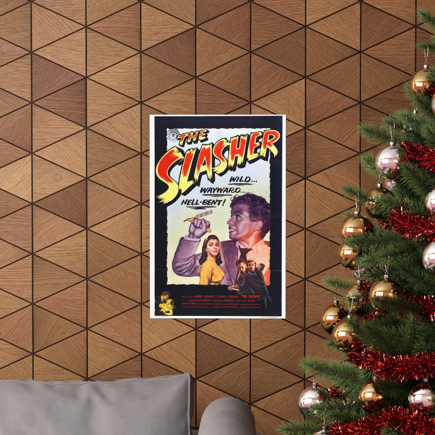 THE SLASHER 1953 - Paper Movie Poster-The Sticker Space