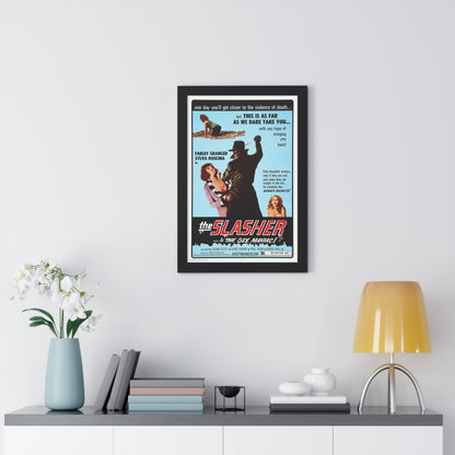 THE SLASHER ...IS THE SEX MANIAC 1972 - Framed Movie Poster-The Sticker Space