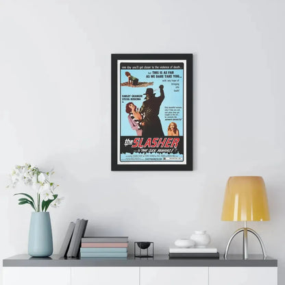 THE SLASHER ...IS THE SEX MANIAC 1972 - Framed Movie Poster - The Sticker Space