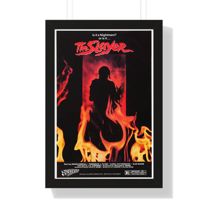 THE SLAYER 1982 - Framed Movie Poster-16″ x 24″-The Sticker Space