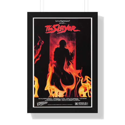 THE SLAYER 1982 - Framed Movie Poster-16″ x 24″-The Sticker Space