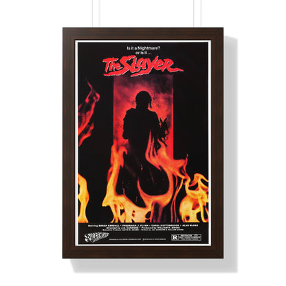 THE SLAYER 1982 - Framed Movie Poster-16″ x 24″-The Sticker Space