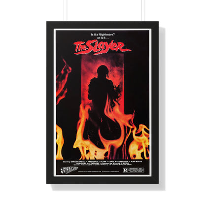 THE SLAYER 1982 - Framed Movie Poster-20" x 30"-The Sticker Space