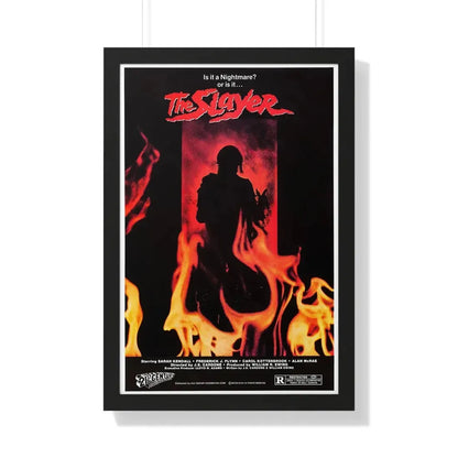THE SLAYER 1982 - Framed Movie Poster 20" x 30" Black - The Sticker Space