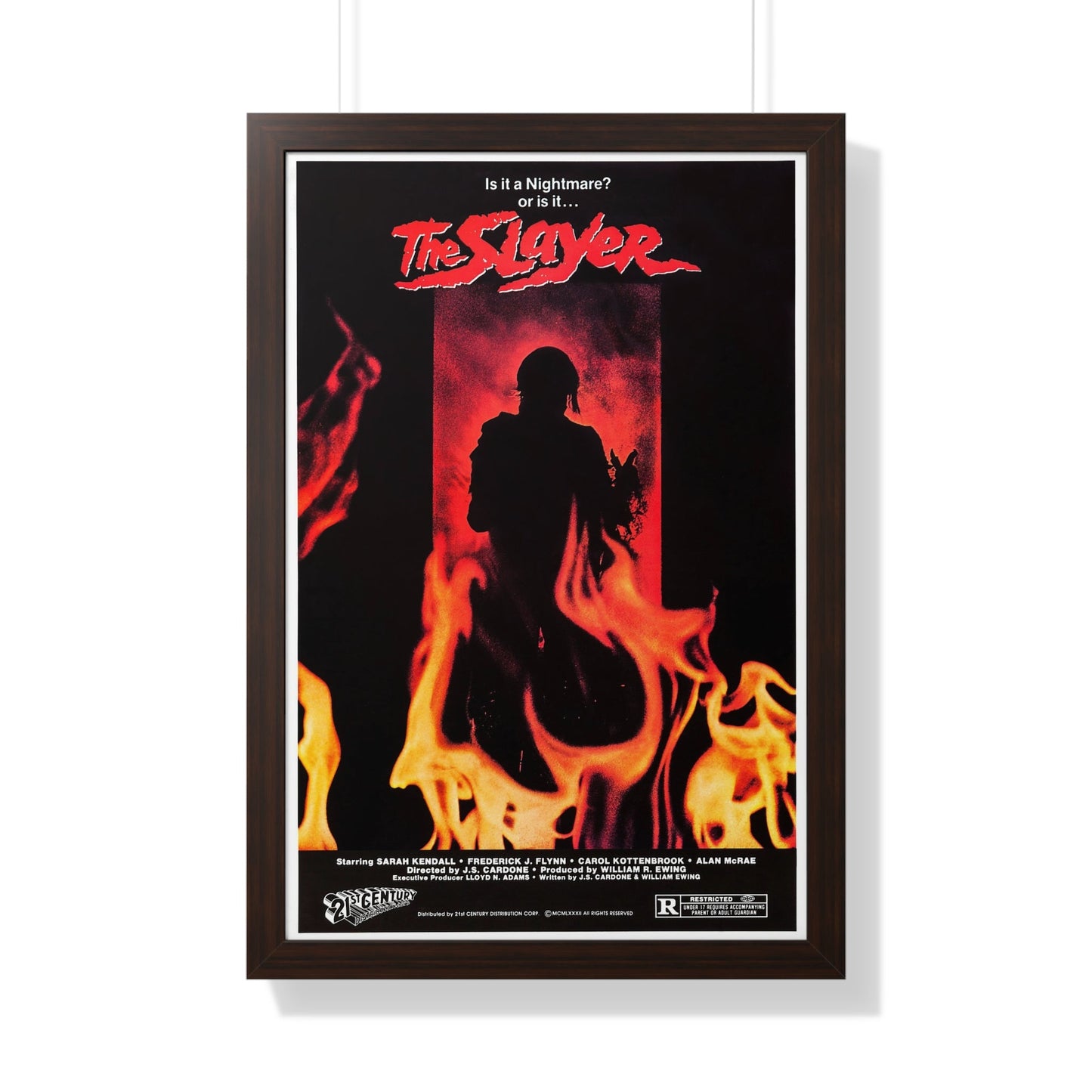 THE SLAYER 1982 - Framed Movie Poster-20" x 30"-The Sticker Space