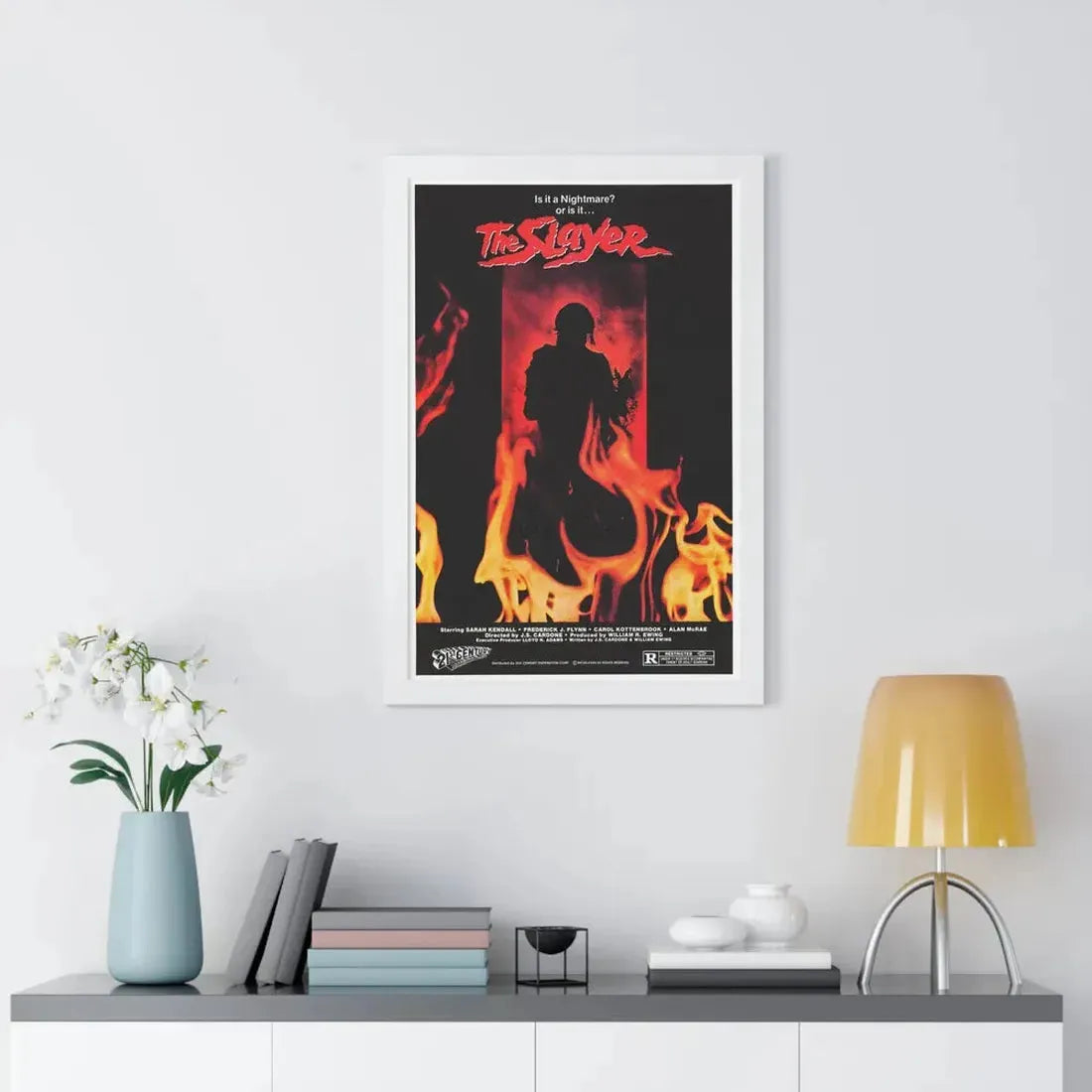 THE SLAYER 1982 - Framed Movie Poster - The Sticker Space