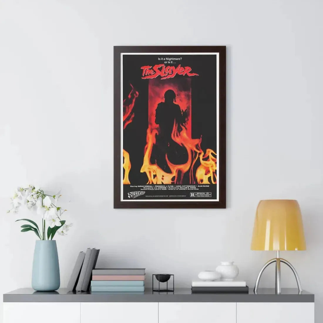 THE SLAYER 1982 - Framed Movie Poster - The Sticker Space