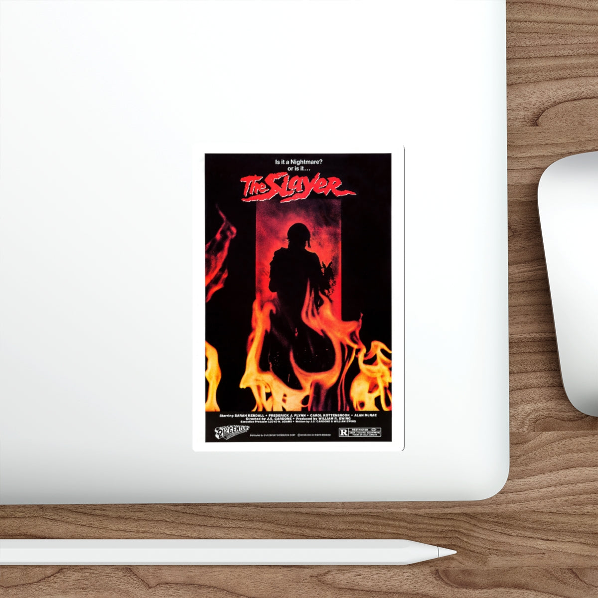 THE SLAYER 1982 Movie Poster STICKER Vinyl Die-Cut Decal-The Sticker Space