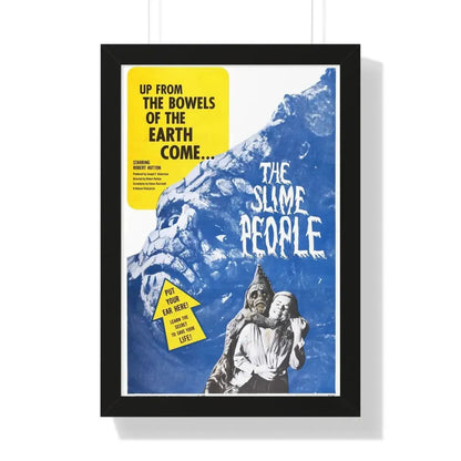 THE SLIME PEOPLE 1963 - Framed Movie Poster 16″ x 24″ Black - The Sticker Space