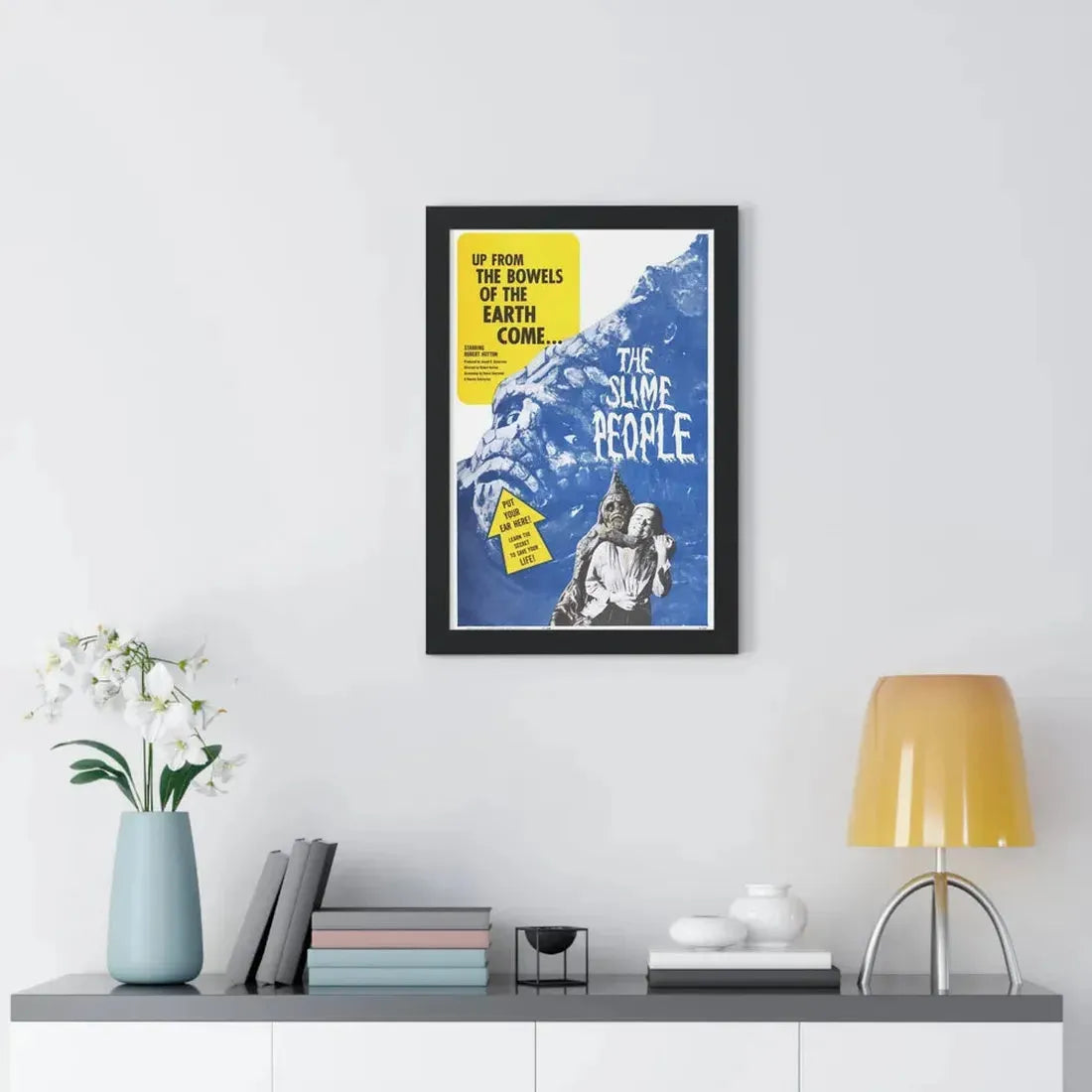 THE SLIME PEOPLE 1963 - Framed Movie Poster - The Sticker Space