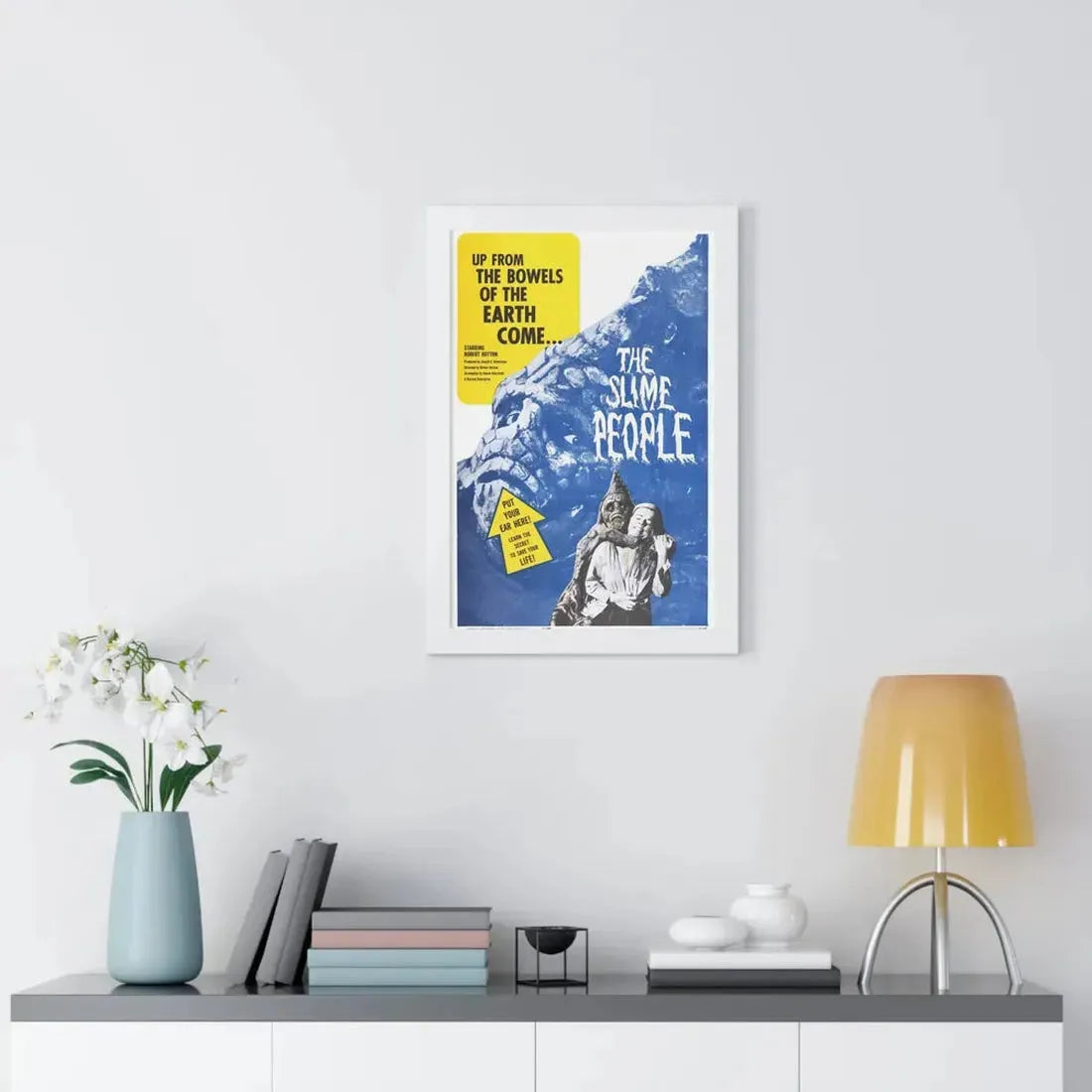 THE SLIME PEOPLE 1963 - Framed Movie Poster - The Sticker Space