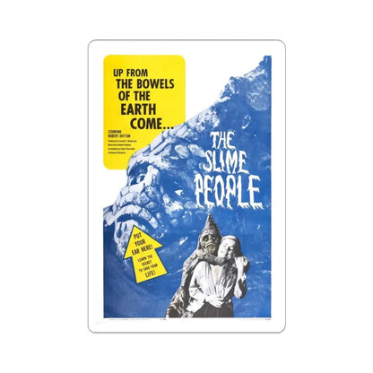 THE SLIME PEOPLE 1963 Movie Poster - STICKER Vinyl Kiss-Cut Decal 3 Inch White - The Sticker Space