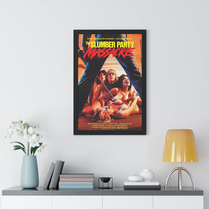 THE SLUMBER PARTY MASSACRE 1982 - Framed Movie Poster-The Sticker Space