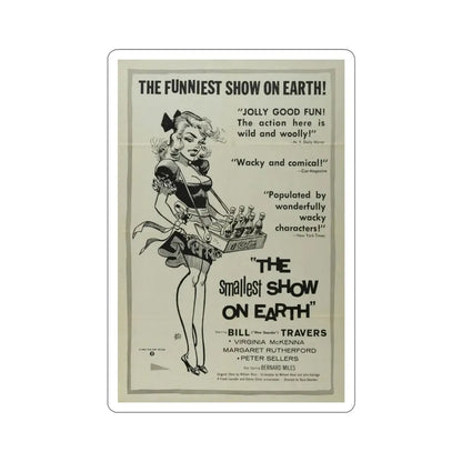 The Smallest Show on Earth 1957 Movie Poster STICKER Vinyl Die-Cut Decal 3 Inch - The Sticker Space