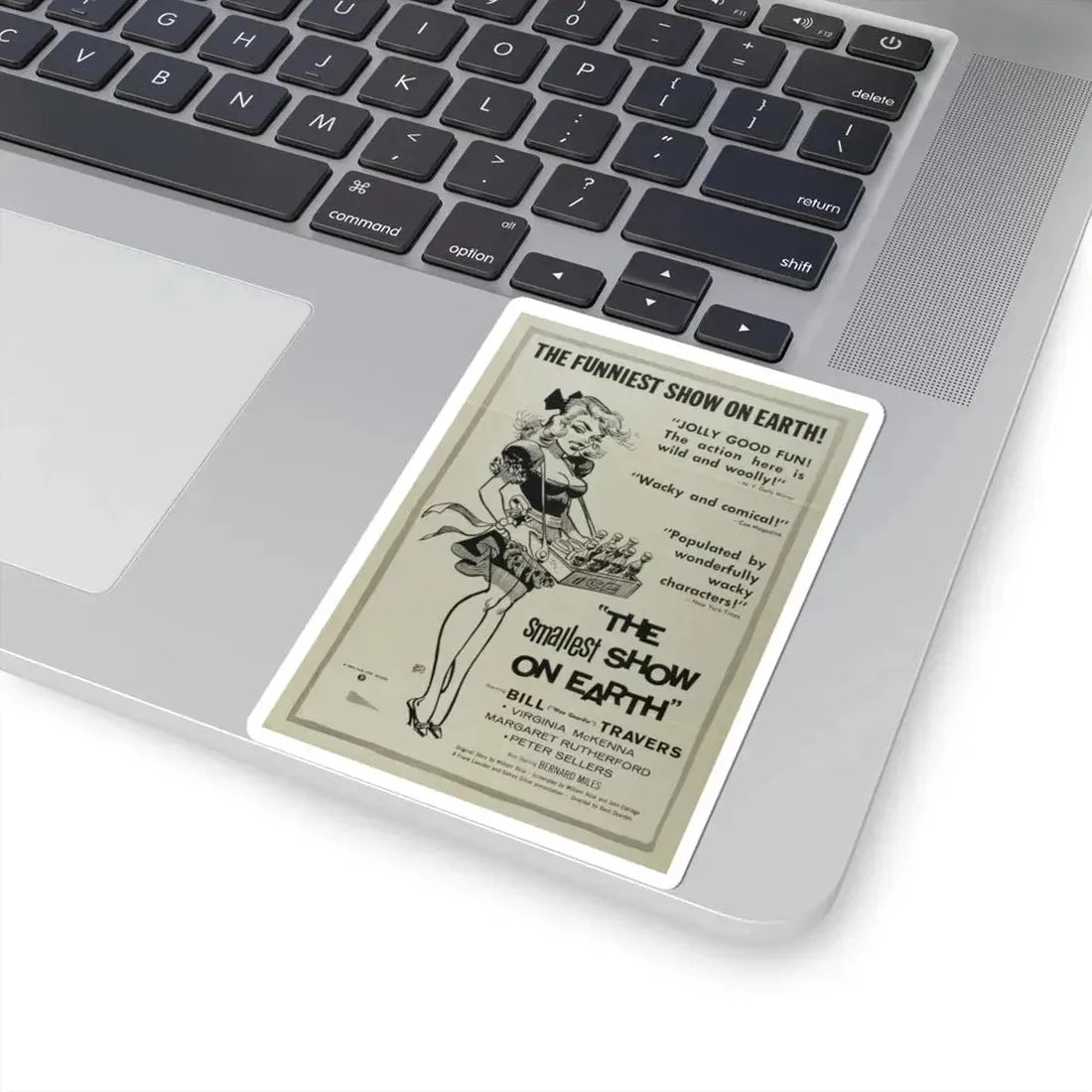 The Smallest Show on Earth 1957 Movie Poster - STICKER Vinyl Kiss-Cut Decal - The Sticker Space