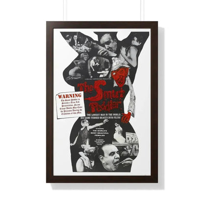THE SMUT PEDDLER 1965 - Framed Movie Poster 20" x 30" Walnut - The Sticker Space