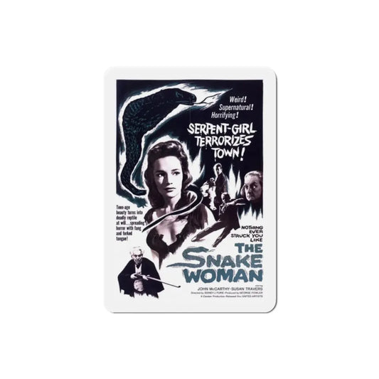 The Snake Woman 1961 Movie Poster Refrigerator Magnet 2 Inch - The Sticker Space
