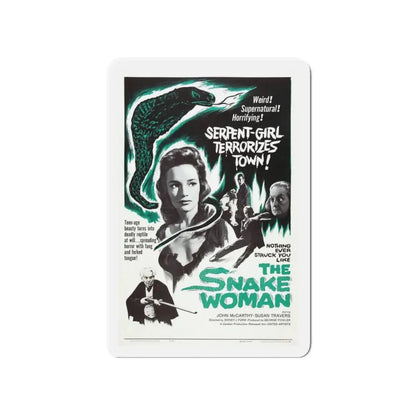 THE SNAKE WOMAN 1961 Movie Poster - Refrigerator Magnet 4 Inch Die-Cut - The Sticker Space