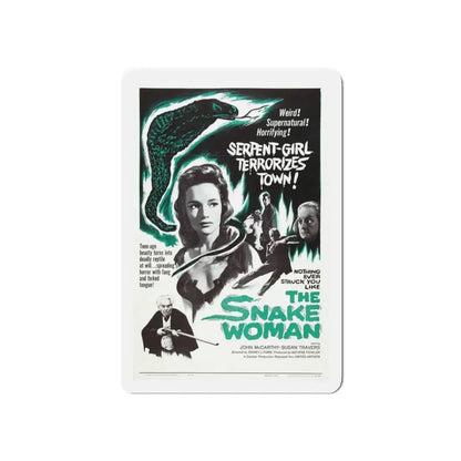 THE SNAKE WOMAN 1961 Movie Poster - Refrigerator Magnet 5 Inch Die-Cut - The Sticker Space