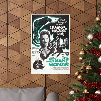 THE SNAKE WOMAN 1961 - Paper Movie Poster-The Sticker Space