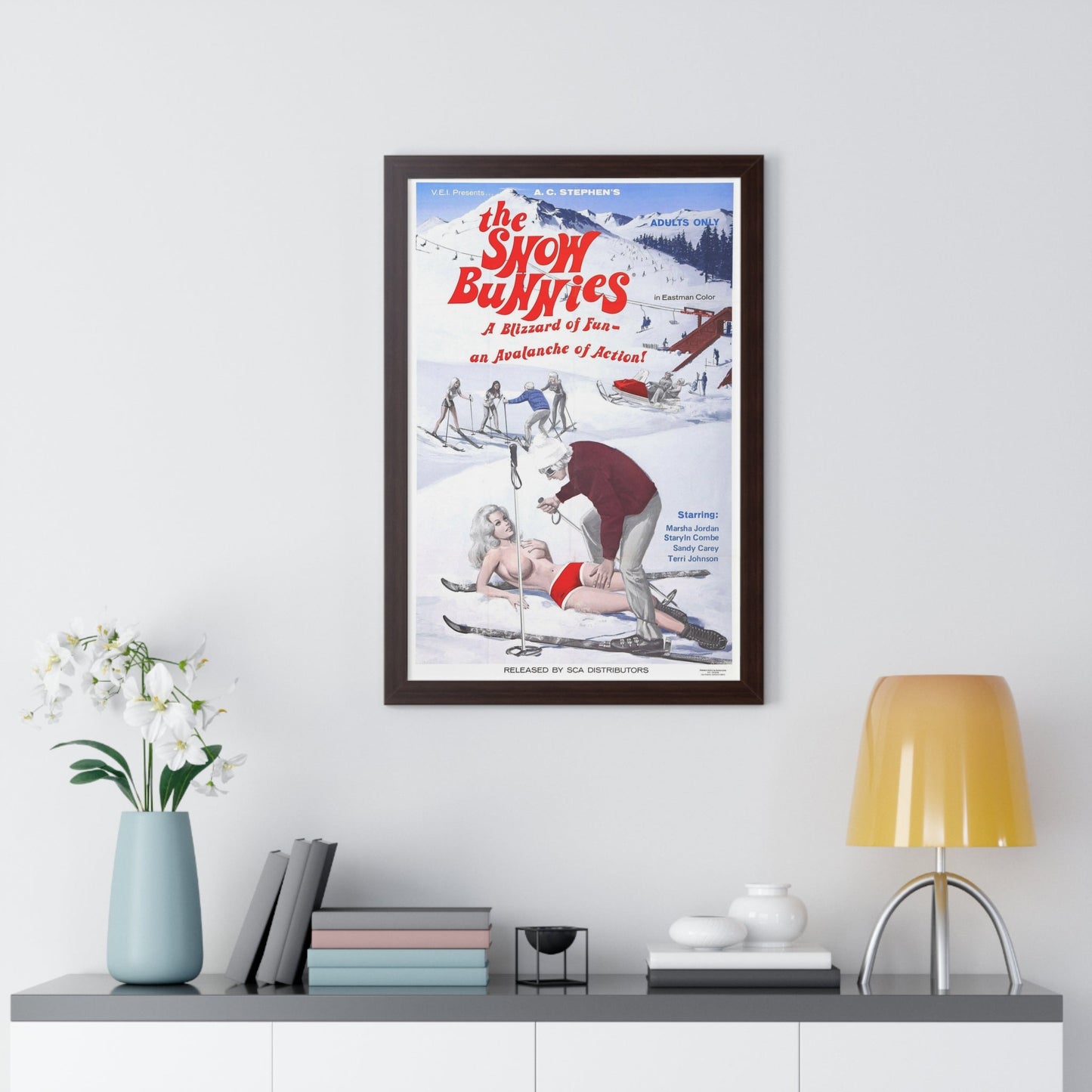 THE SNOW BUNNIES 1972 - Framed Movie Poster-The Sticker Space