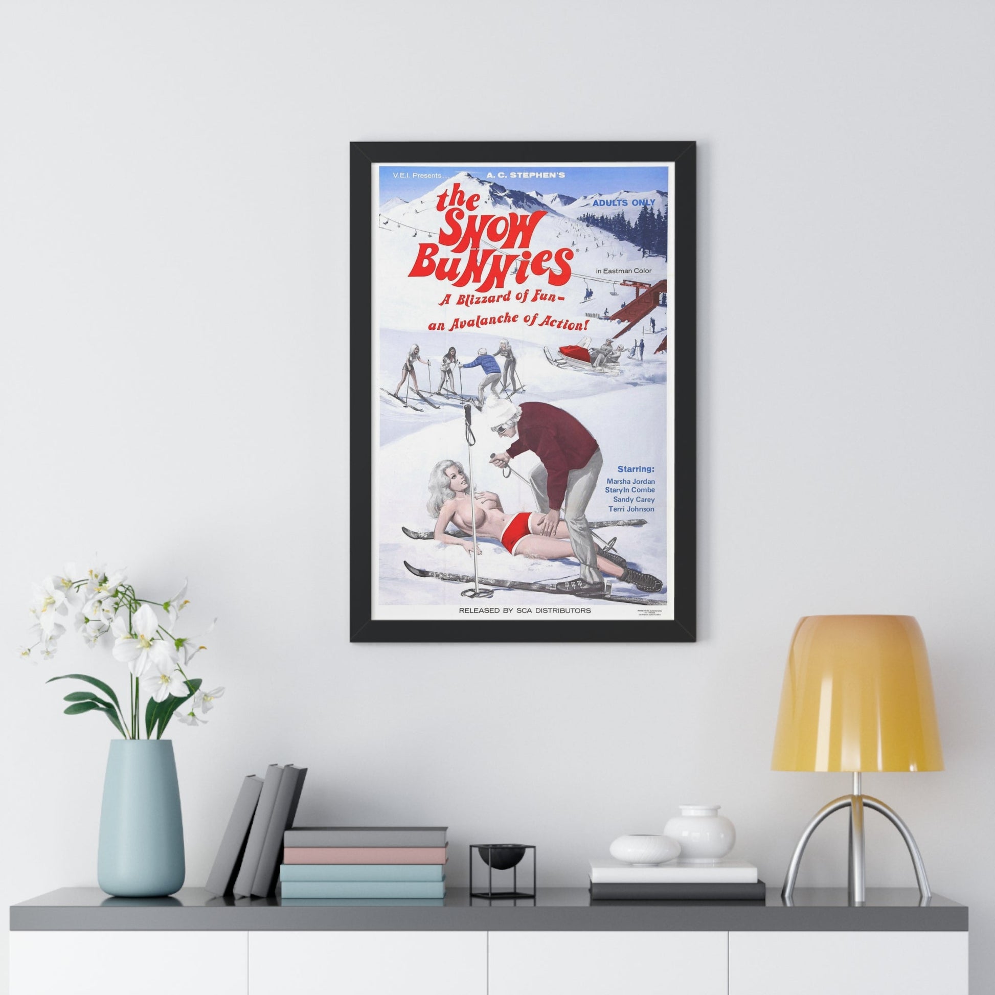 THE SNOW BUNNIES 1972 - Framed Movie Poster-The Sticker Space