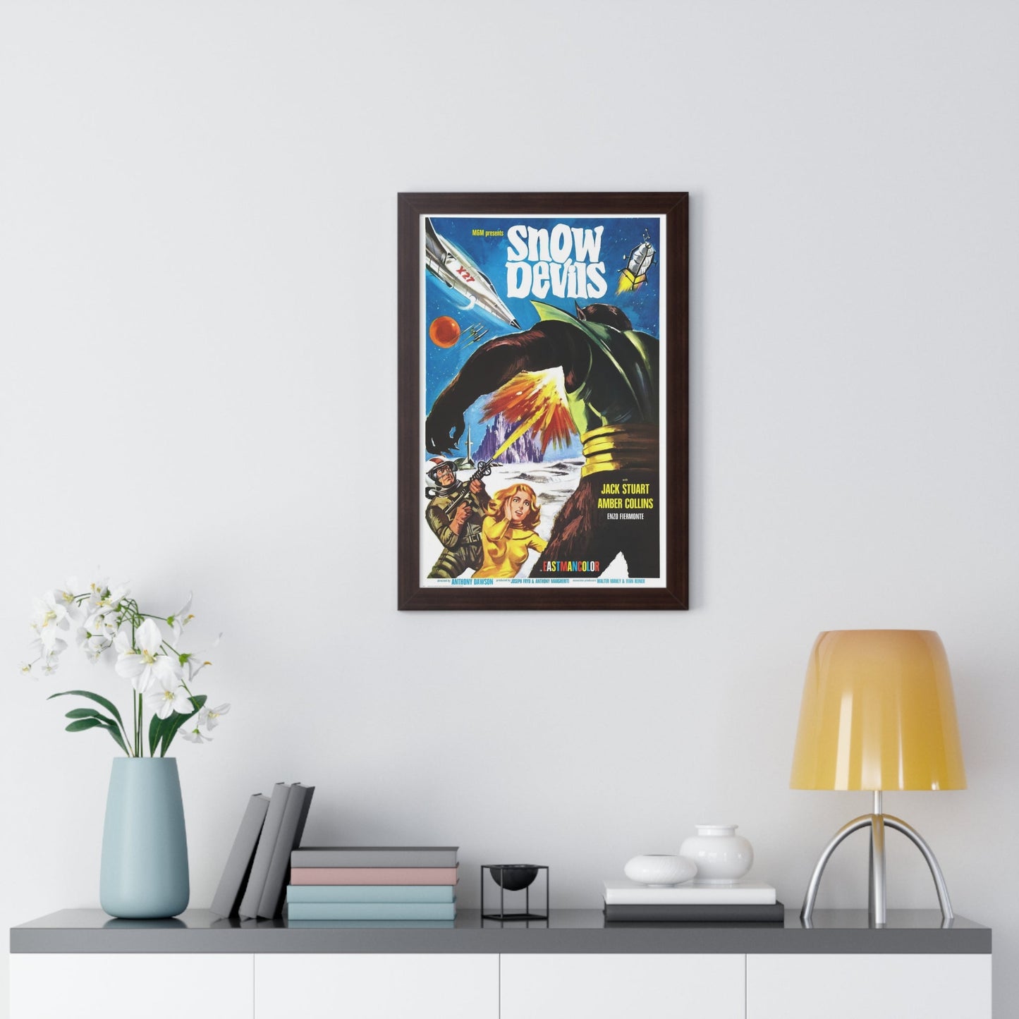 THE SNOW DEVILS 1965 - Framed Movie Poster-The Sticker Space