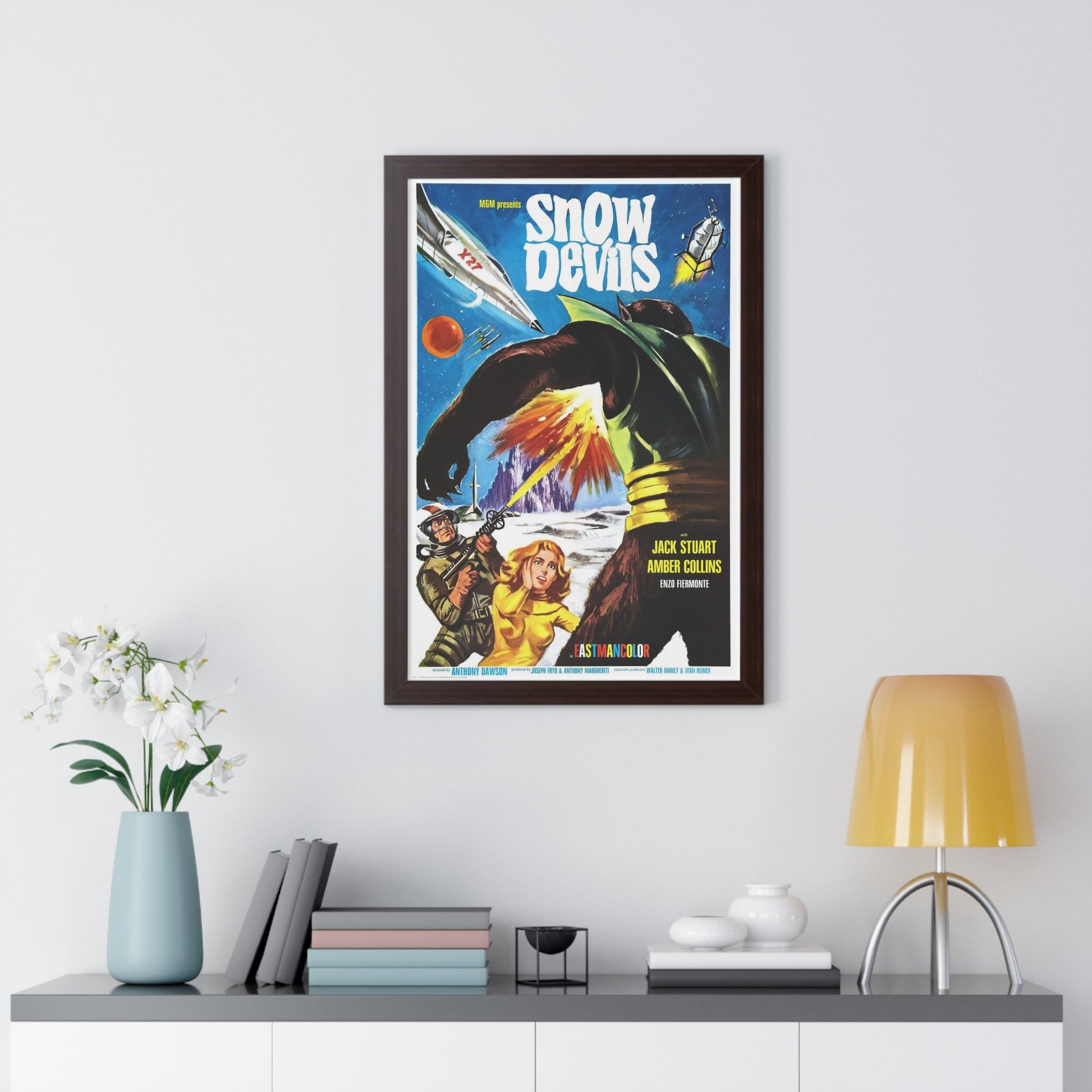 THE SNOW DEVILS 1965 - Framed Movie Poster-The Sticker Space