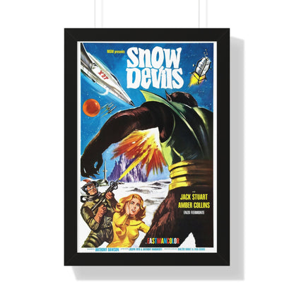 THE SNOW DEVILS 1965 - Framed Movie Poster-16″ x 24″-The Sticker Space