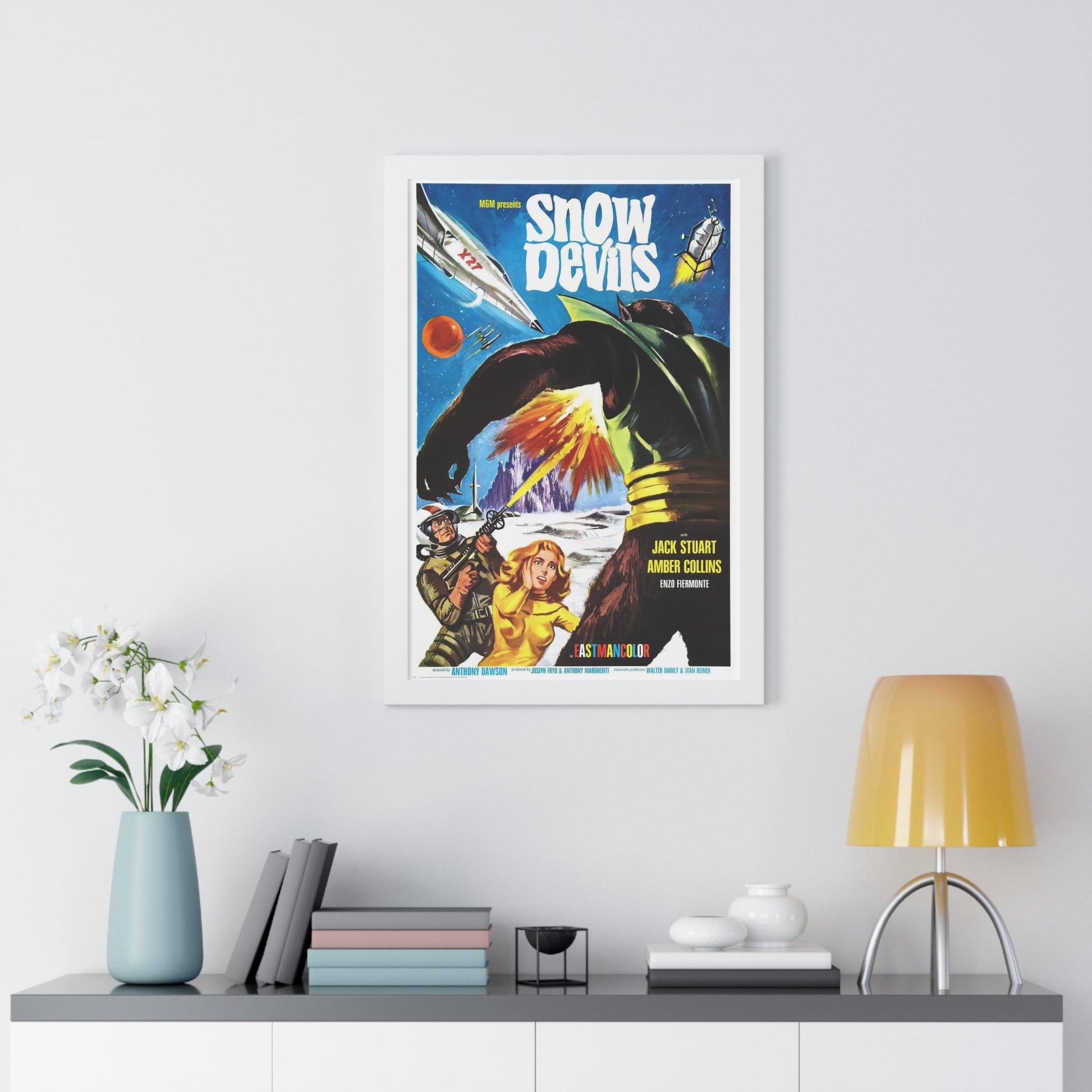 THE SNOW DEVILS 1965 - Framed Movie Poster-The Sticker Space