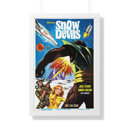 THE SNOW DEVILS 1965 - Framed Movie Poster-20" x 30"-The Sticker Space