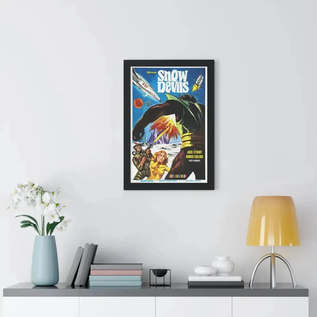 THE SNOW DEVILS 1965 - Framed Movie Poster - The Sticker Space