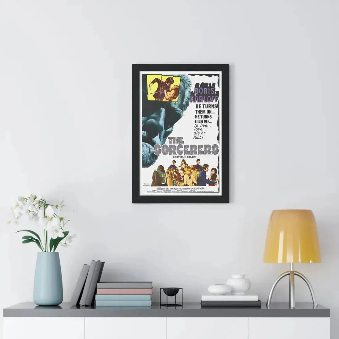 THE SORCERERS 1967 - Framed Movie Poster - The Sticker Space