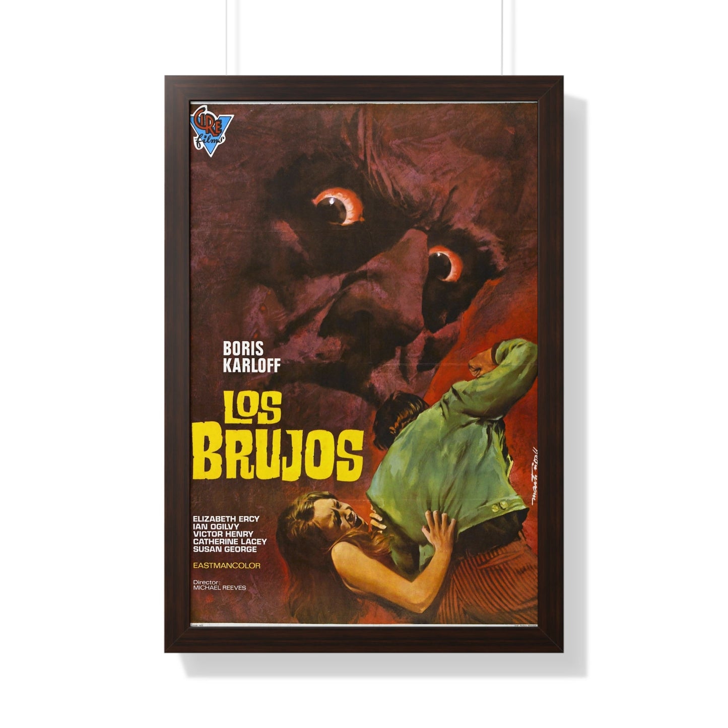 THE SORCERERS (SPAIN) 1967 - Framed Movie Poster-20" x 30"-The Sticker Space