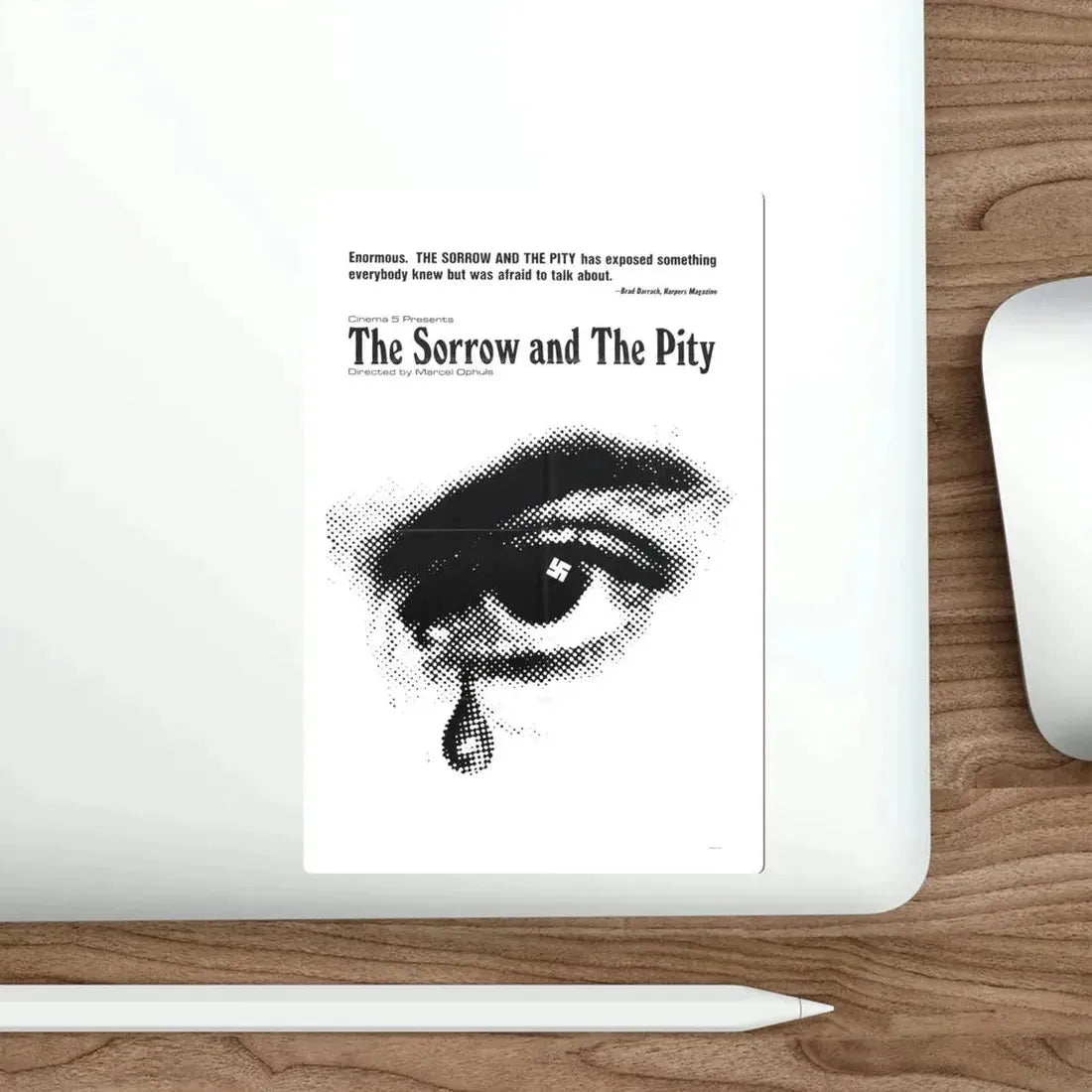 The Sorrow and the Pity 1972 Movie Poster STICKER Vinyl Die-Cut Decal - The Sticker Space
